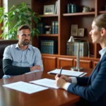 Workplace injury lawyer helping injured workers recover compensation for medical bills, lost wages, and job-related injuries.