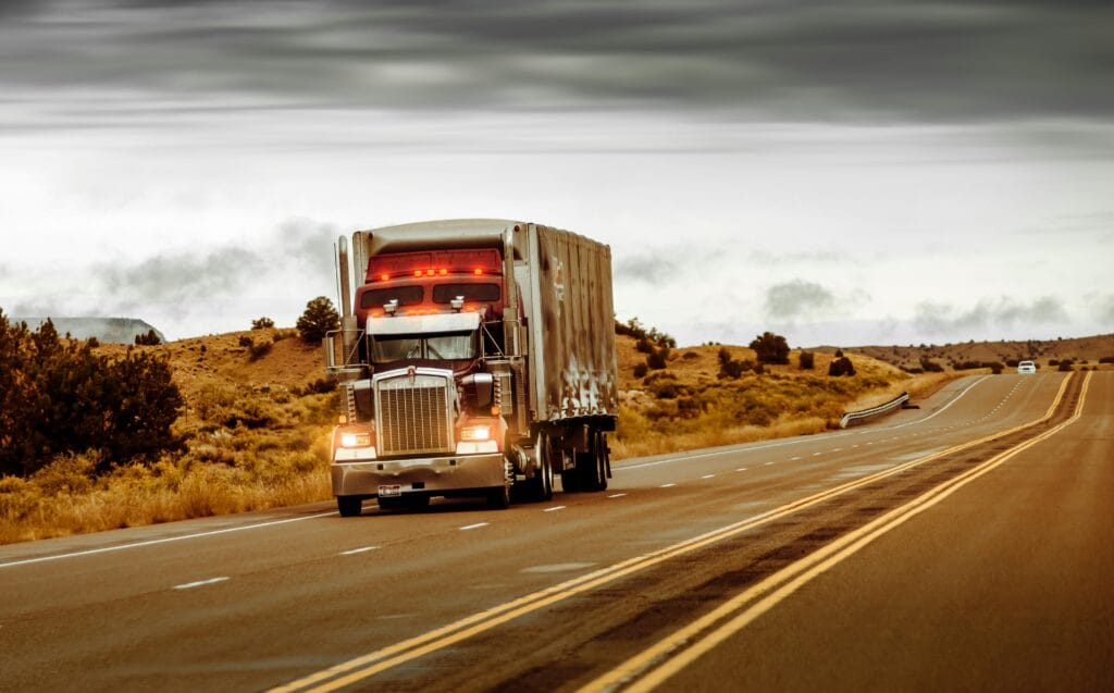 Truck Accident Attorneys near me. A truck on road