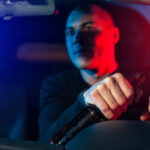 Accident scene analysis by professionals during accident investigation procedures.